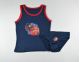 Conjunto niño con tirantes azul marino