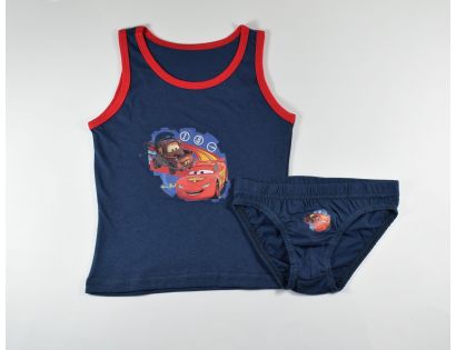 Conjunto niño con tirantes azul marino