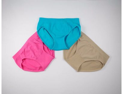 Pack braguitas rosa,azul y marron