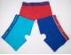 Boxers colores celeste, rojo y marino.