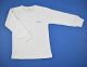 Camiseta niño manga larga blanca y lisa