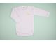 Body bebe con corchetes blanco y liso