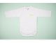 Body bebe cruzado blanco y liso