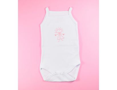 Body bebe tirantes y niña