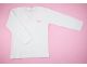 Camiseta niña manga larga blanca y lisa