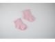Calcetín bebe puntitos rosa