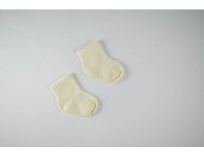 Calcetín bebe puntitos amarillo