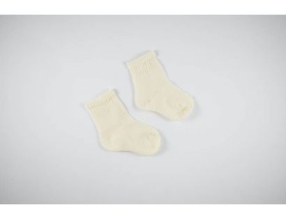 Calcetín bebe fino en crudo