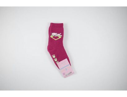 Calcetín antideslizante granate