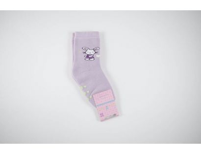 Calcetín antideslizante lila