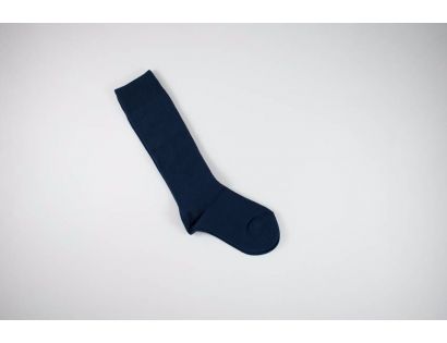 Calcetín alto color marino