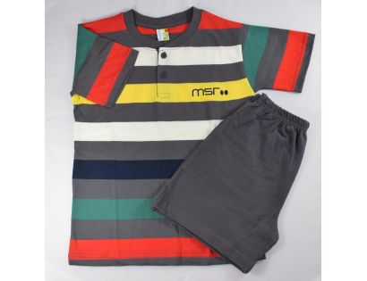Pijama niño manga corta con colores variados