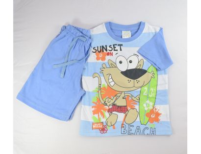 Pijama niño manga corta con perrito